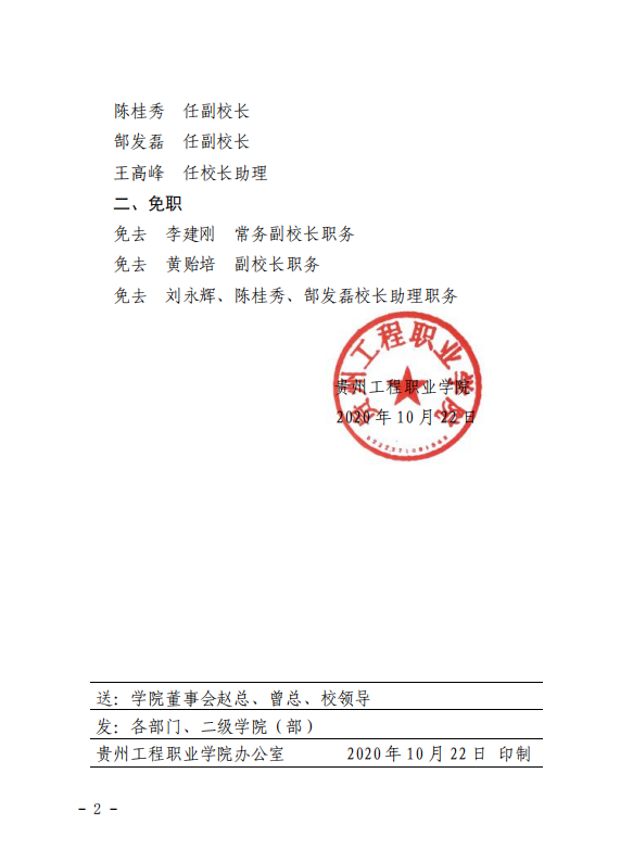 mk体育（中国）官方网站 关于李建刚等六位同志职务任免的通知(图2)