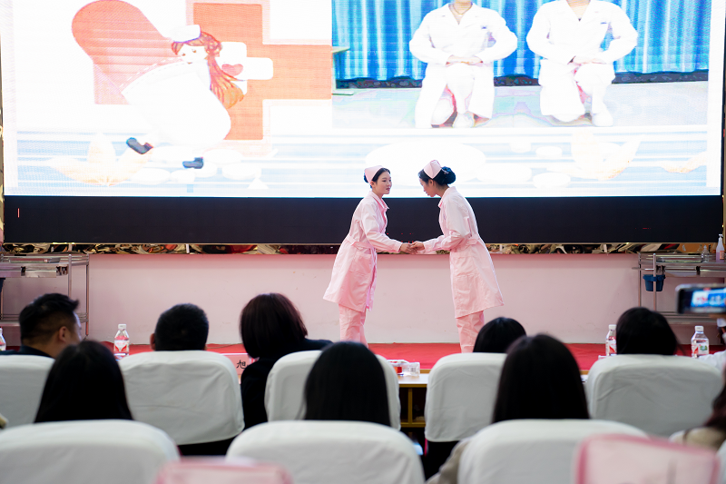 展礼仪文化·扬职业风采——护理学院隆重举行mk体育（中国）官方网站第二届护理礼仪大赛开幕式暨选拔赛初赛(图12)